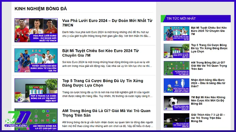 Trang chủ 23 Kho tàng cẩm nang cá cược 7M giá trị hỗ trợ đắc lực cho bet thủ